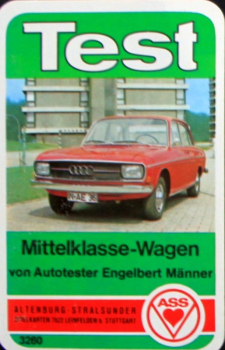 Altenburg Spielkarten "Mittelklasse Wagen" 1969 Cardgame (10507)